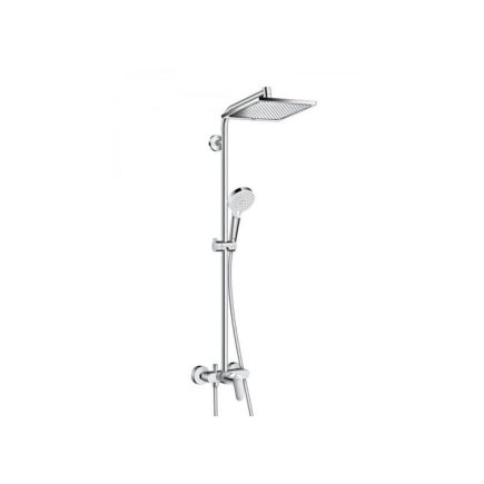 Hansgrohe Crometta E 240 1jet Σύστημα Ντους με Αναμικτική Μπαταρία Chrome